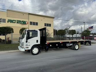 2014 ISUZU NQR W/22'FT FLATBED