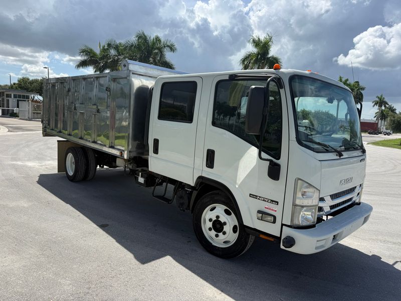 2016 ISUZU NPR CREW CAB W/ALUMINUM DUMP