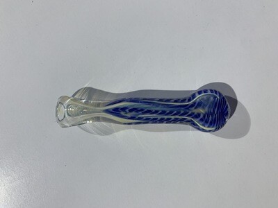 3.5" Rope Swirls Glass Tobacco Taster AF257