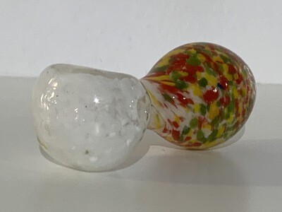 Rasta Color Frit Glass Pipe