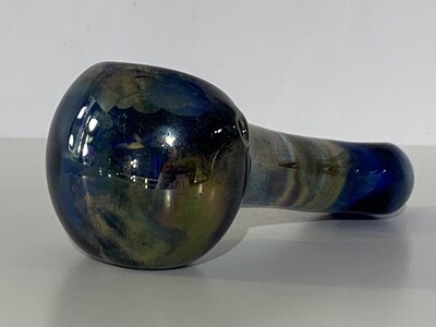 Oil Slick Glass Spoon Pipe