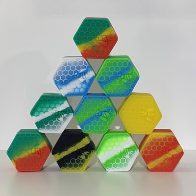 Hexagon Silicone Container