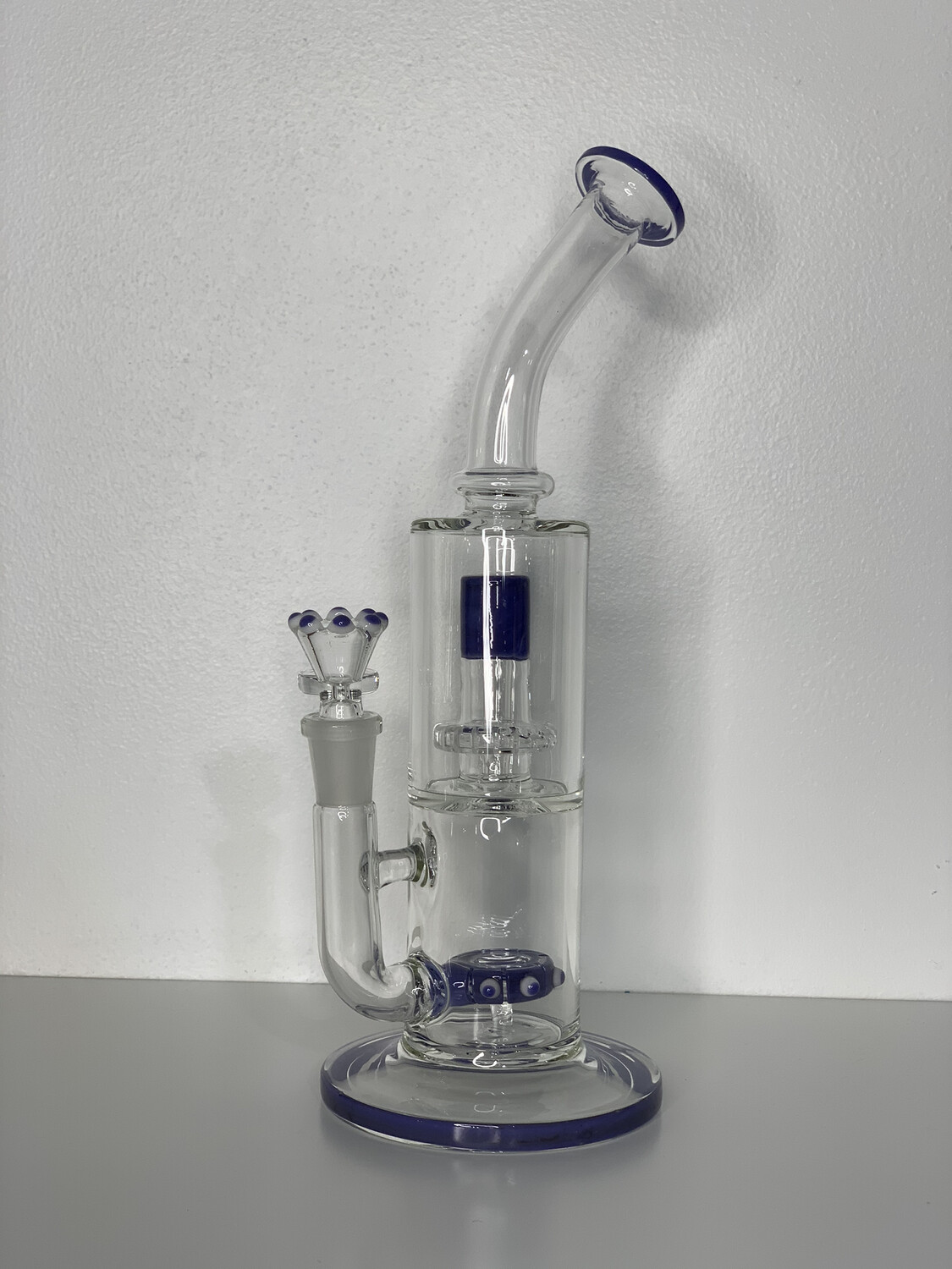 Purple Devil Water Pipe Double Perc