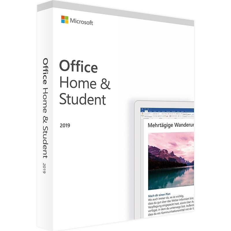 Microsoft Office Familiale et Etudiant  2019