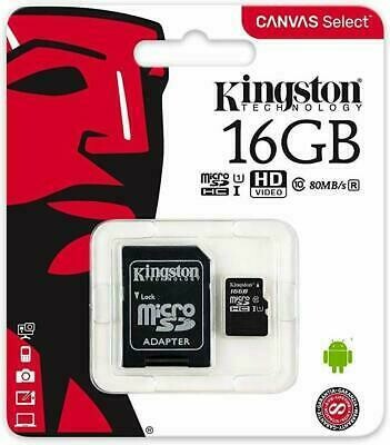 Carte Micro SD Kingston 16 Go