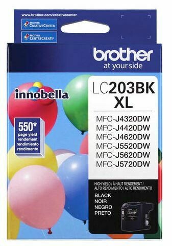 Brother LC203BK cartouche d&#39;encre originale noire haute capacité