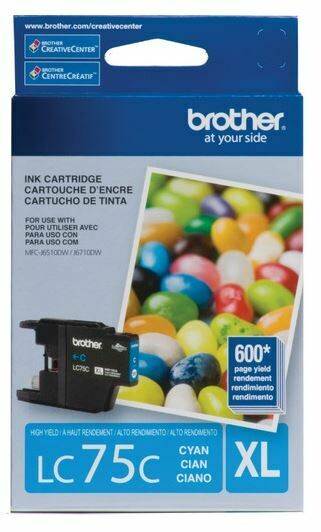 Brother LC75C XL cartouche d&#39;encre cyan haute capacité