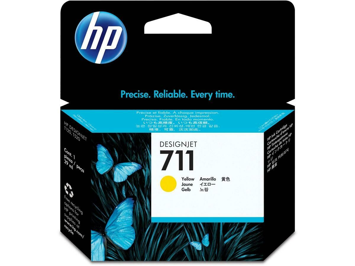 Cartouche HP 711 Jaune