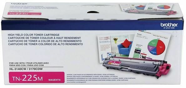 Brother - Cartouche de toner magenta TN225M haut rendement