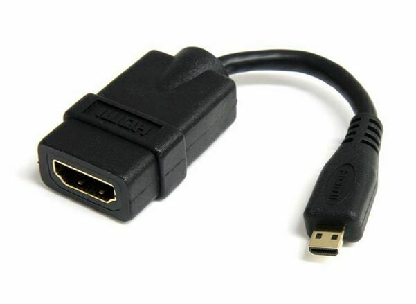 Câble adaptateur HDMI haute vitesse de 12cm - HDMI vers Micro HDMI - F/M