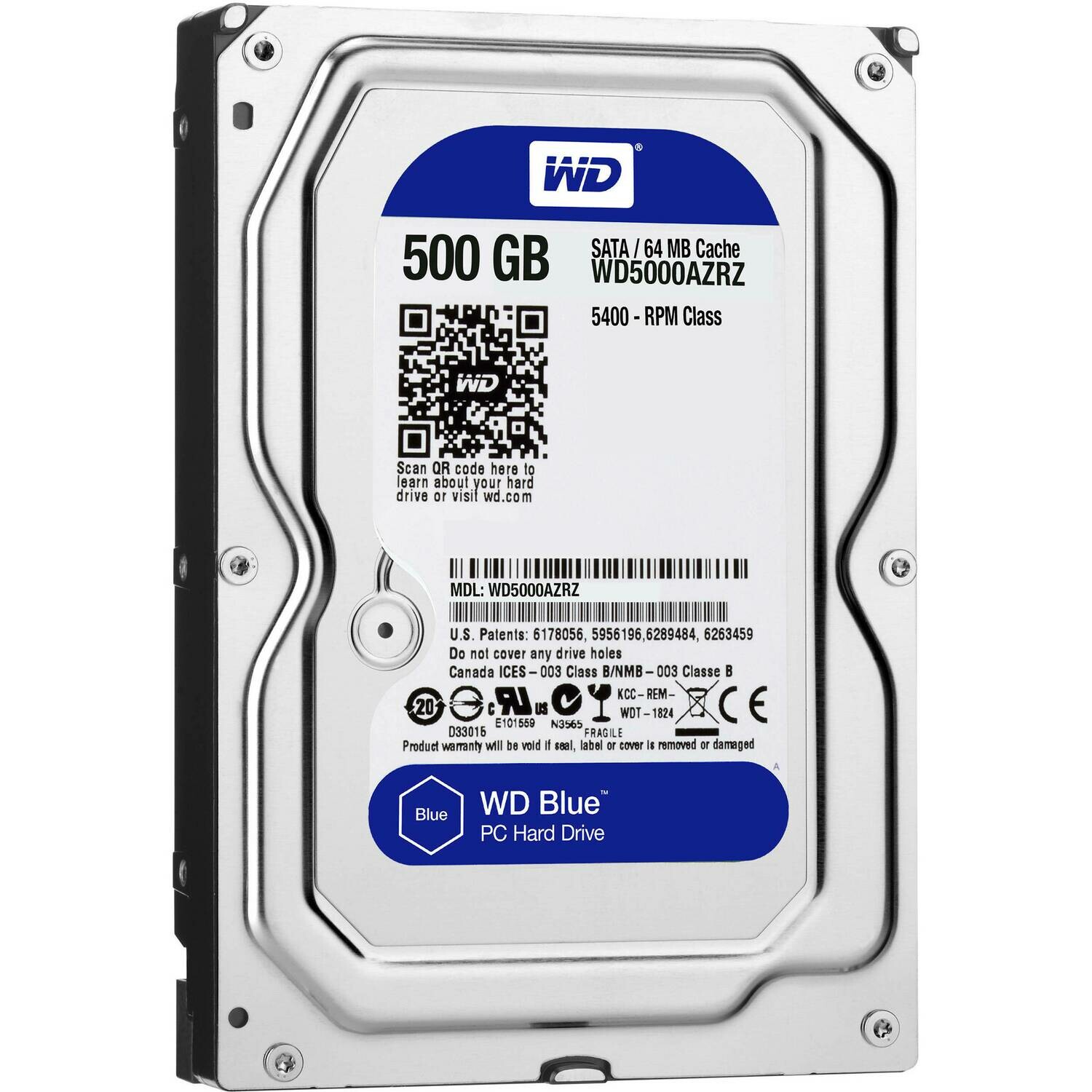 Disque Western Digital 500 Go, Usagé