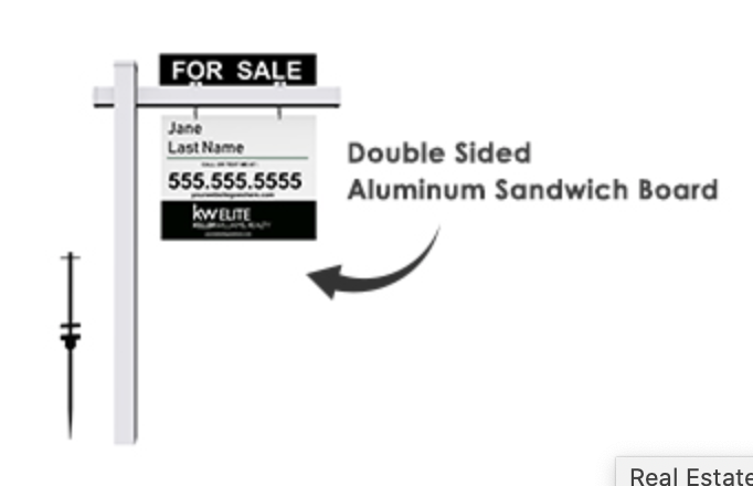 REAL ESTATE POST (AVAILABLE IN 3 SIZES)