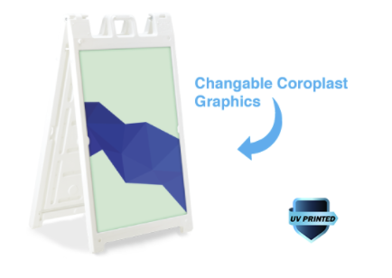 SIGNICADE A-FRAME SANDWICH BOARD      (2 SIDED)