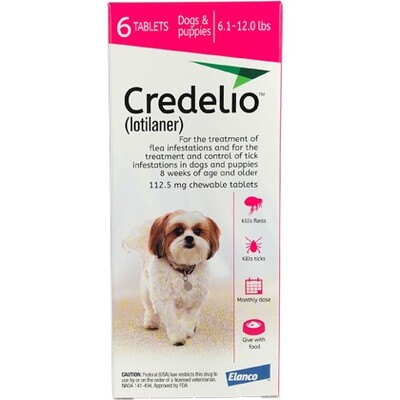 Credelio 6.1-12lbs, 6 pack ( $15 online rebate) FREE SHIPPING