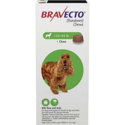 Bravecto 22-44lb ($10 instant rebate for 2) FREE SHIPPING