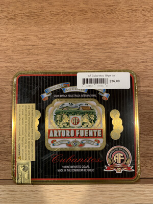 AF Cubanitos 10 pk tin