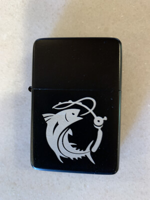 Fishing Theme Dual Torch Lighter