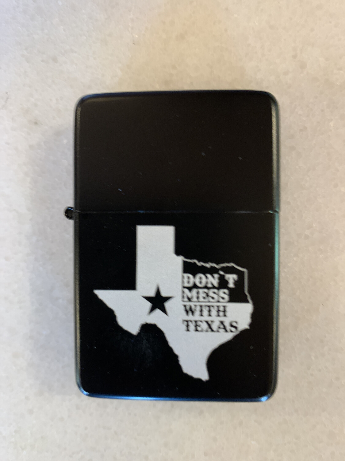 Don't Mess With Texas Double Torch Lighter - Black