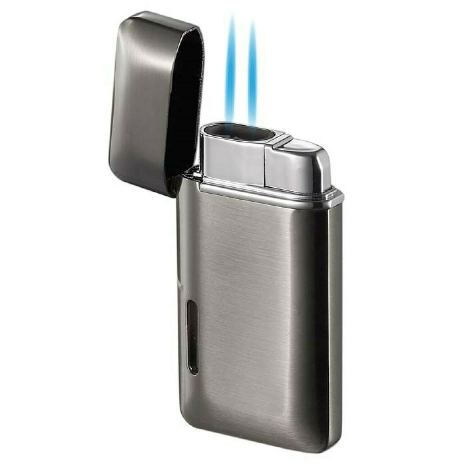 Visol Nevis Dual Torch Cigar Lighter - Gunmetal