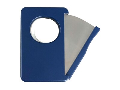 Visol Sidecut Double Guillotine Cigar Cutter - Blue