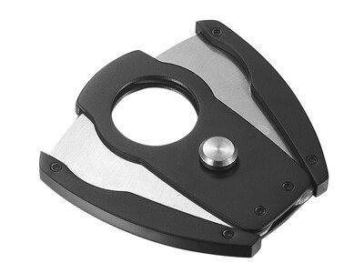 Visol Corbett Double Guillotine Cigar Cutter - Black