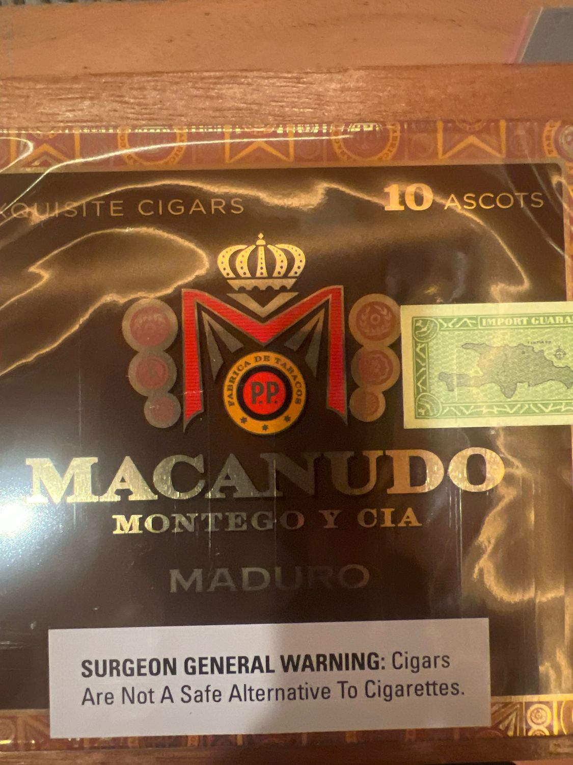 GC - Macanudo Ascots Maduro Cigarillo Tin