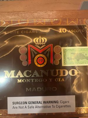 GC - Macanudo Ascots Maduro Cigarillo Tin