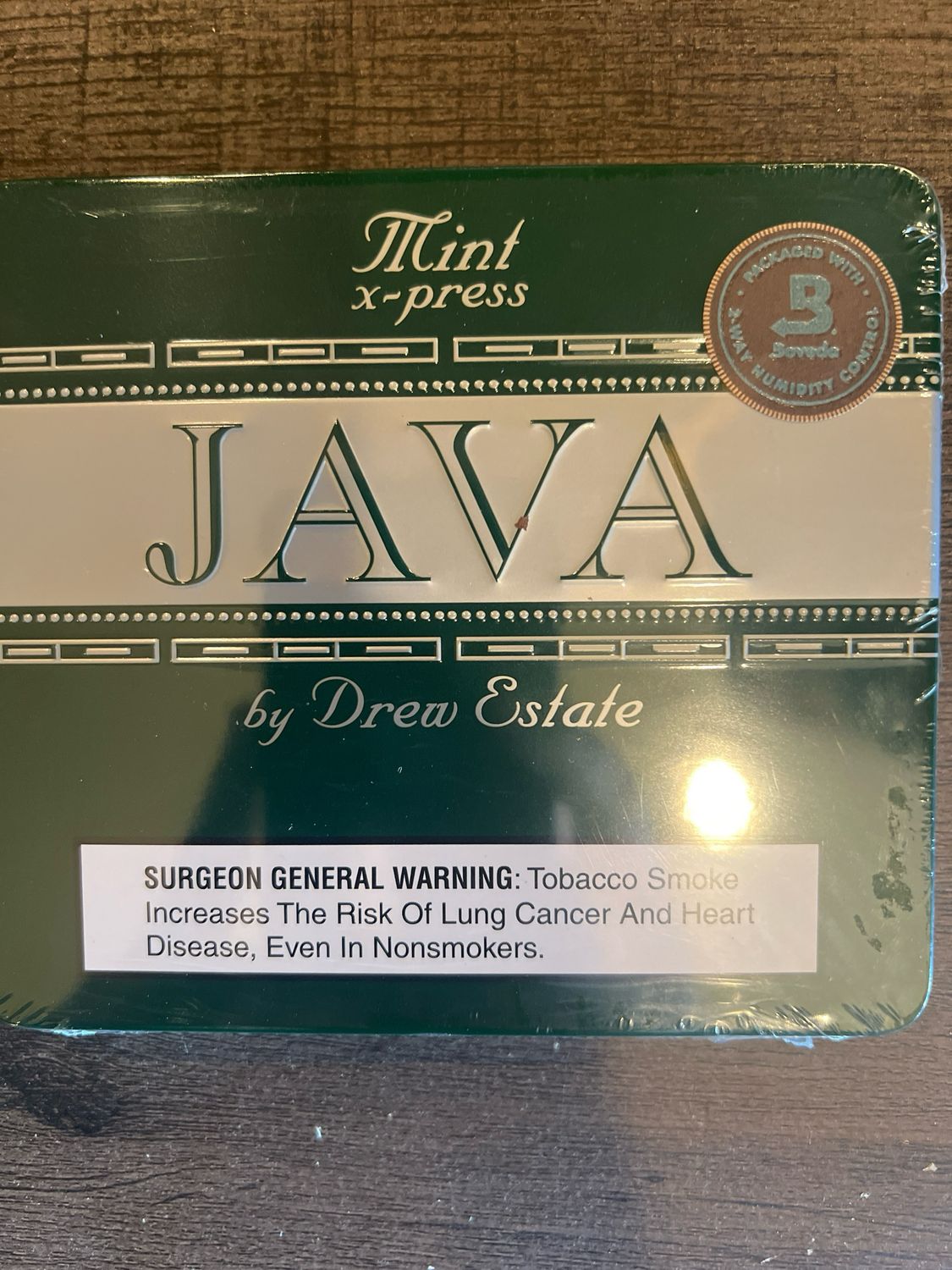 RP Java Mint X Cigarillo 10ct Tins