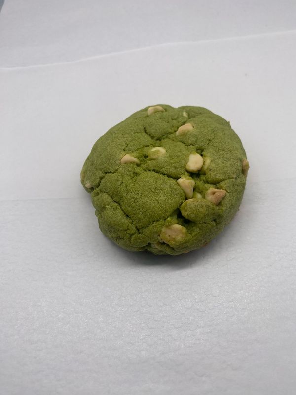 Matcha and White Chocolate Chip Cookie