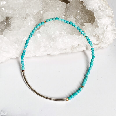 Totally Stackable Turquoise Bracelet