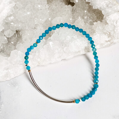 Totally Stackable Neon Apatite 