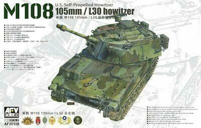 AFV35108 M108 US Self propel howitzer