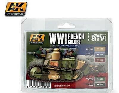 AK4050 WWI French Tank colors