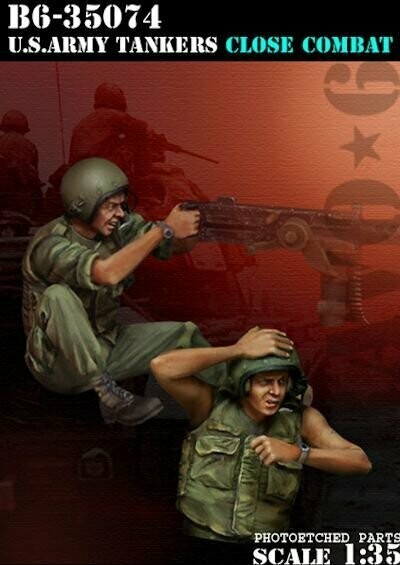 B635074 US ARMY Tankers Close Combat . Vietnam Nam Series 1/35