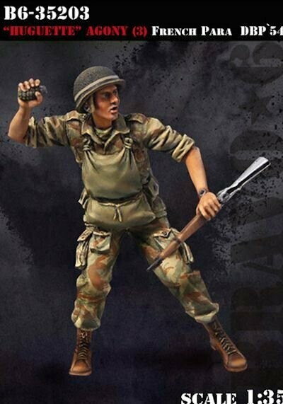 B635203 Huguette Agony (3) French Para Dien Bien Phu 1954. Colonial Series 1/35