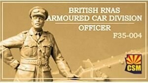 CSM35004F British RNAS Armoured Car Division Officer 1/35