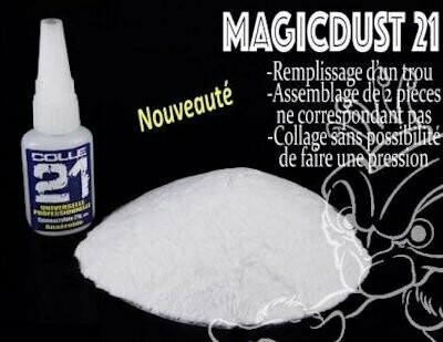 Magic dust 21 poudre de remplissage/consolidation 40 gr