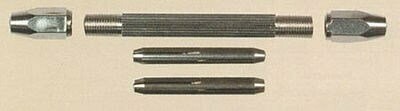 Double ended pin vise drill holder