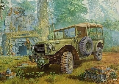 ROD35806  M37 US 3/4 ton cargo truck 1/35