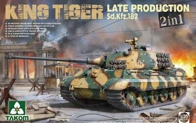 TAKOM2130 Sd.Kfz.182 King Tiger Late Production 2 in 1