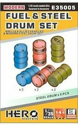 FUEL DRUM & STEEL DRUM WW II