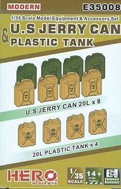Modern US Jerry can & Plastic tank