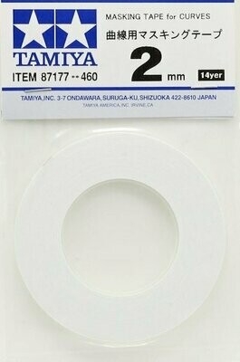 TAM 87177 Masking tape for curves 2 mm