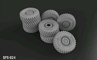 MENGSPS35025 Russian armored high-mobility GAZ-233014 STS Tiger sagged wheel set resin