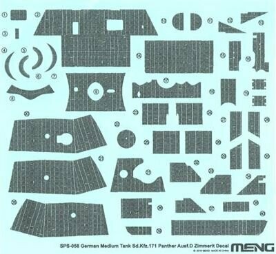 MENGSPS35058 Sd.Kfz .171 Panther D Zimmerit decal