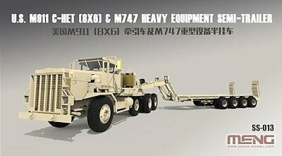 MENGSS35013 US. M911 C-HET (8X6) & M747 Heavy equipment semi-trailer