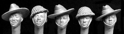 HORHAH04 Gurkha soldiers 5 heads