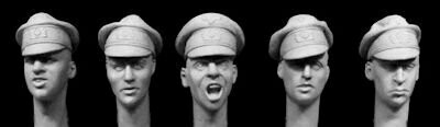 HORHGH30 German Officers ' crusher 'caps WW II 5 heads