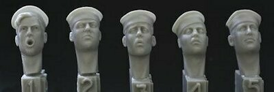 HORHUH05 5 heads with US Navy sailor hat