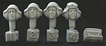 HORHZH01  AFV helmet mics 80s 4 heads
